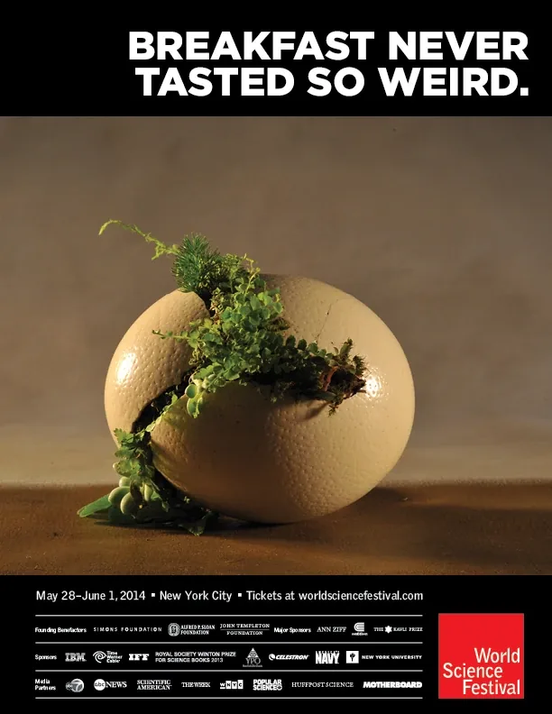 The sprouting egg again, under Breakfast never tasted so weird.