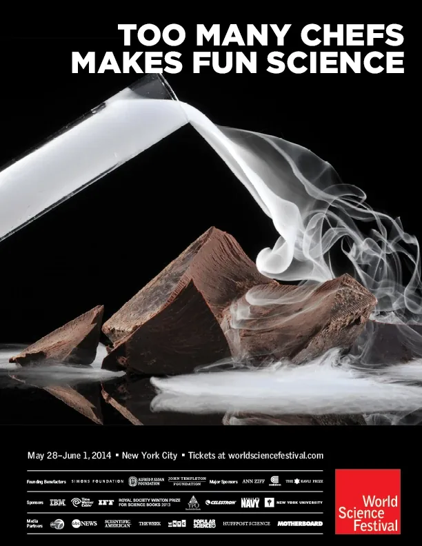 The smoking test tube and chocolate, under Too many chefs makes fun science